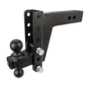 BulletProof 2.5" Heavy Duty 6" Drop/Rise Hitch with Dual Ball and Corrosion Resistant Pins (1955370369093)