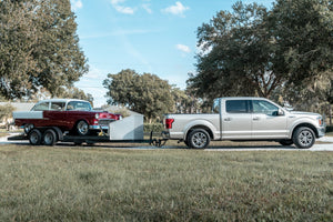 F150 Towing with An Adjustable BulletProof Drop Trailer Hitch (Class 4)