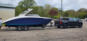 Thinking of Upgrading your boat? Make sure your tow vehicle and hitch can handle the weight of your new boat!