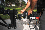 BulletProof Extreme Duty 2-5/16 Inch Coupler - Channel Mount (BLACK) In-Use