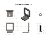 BulletProof 2.5 Inch Anti-Rattle Clamp