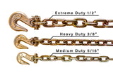 BulletProof Heavy Duty 3/8" x 16' Transport Chain