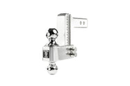 2.0 Inch Aluminum Medium Duty 4 Inch Drop/Rise Hitch
