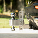 2.0 Inch Aluminum Medium Duty 4 Inch Drop/Rise Hitch In-Use