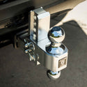 2.0 Inch Aluminum Medium Duty 4 Inch Drop/Rise Hitch In-Use