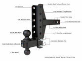 BulletProof 2.0 Inch Medium Duty 4 Inch & 6 Inch Offset Hitch