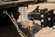 BulletProof 2.5 Inch Aluminum Medium Duty 6 Inch Drop/Rise Hitch