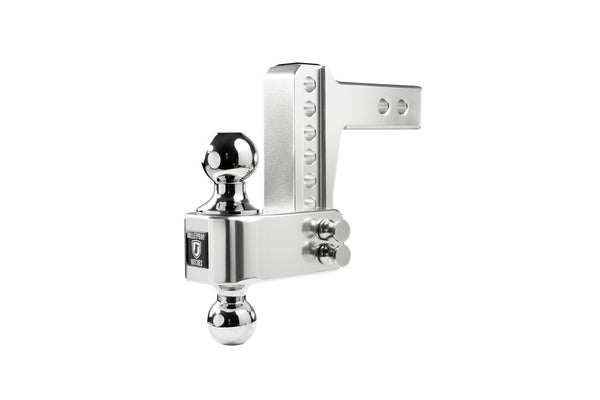 2.0" Aluminum Medium Duty 4" Drop/Rise Hitch