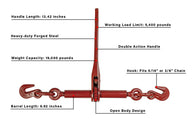 BulletProof Medium Duty 5/16 Inch - 3/8 Inch Ratchet Binder