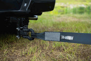 BulletProof Extreme Duty 4 Inch Tow Strap - Branded Black In-Use
