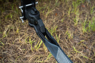 BulletProof Extreme Duty 4 Inch Tow Strap - Branded Black In-Use
