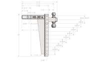 BulletProof 2.0 Inch Heavy Duty 16 Inch Drop/Rise Hitch