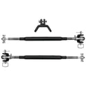 BulletProof Hitches - Frame-Mounted Hitch Stabilizer Draw Bars - Adjustable Trailer Stabilizer Bars - Solid Steel, Black Powder Coat, Hardware Included