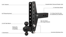 Bulletproof 3.0 Inch Extreme Duty 6 Inch Drop/Rise Hitch