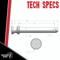 Bulletproof Corrosion Resistant Pins (Pair)
