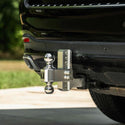 BulletProof 2.0 Inch Aluminum Medium Duty 4 Inch Drop/Rise Hitch - Stainless Ball