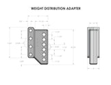 Bulletproof Heavy Duty Weight Distribution Adapter