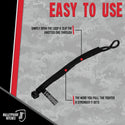 BulletProof Hitches - 3/4 Inch x 36 Inch Soft Shackle Recovery - 100,000 lbs Breaking Strength - Tow Shackle for Recovery of UTVs, ATVs, SUVs, Trucks, Offroad, 4x4s, and More