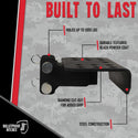 BulletProof Hitches - Hitch Step Attachment Rated to 1,000 lbs - SUV, RV, & Truck Hitch Step - Steel, Black Powder Coat, Corrosion-Resistant - for Retrieving Items from Bed, Rack, Toolbox