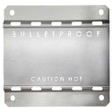 BulletProof Hitches - Exhaust Heat Shield - Stainless Steel Mud Flap Heat Shield - Protects Mud Flap from Corrosion, Heat Damage, and Road Debris