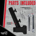 BulletProof Hitches - Trailer Hitch Flag Pole Holder - Flag Holder for Truck, RV, & SUV - Solid Steel, Corrosion Resistant, Black Powder Coat