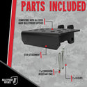 BulletProof Hitches - Hitch Step Attachment Rated to 1,000 lbs - SUV, RV, & Truck Hitch Step - Steel, Black Powder Coat, Corrosion-Resistant - for Retrieving Items from Bed, Rack, Toolbox