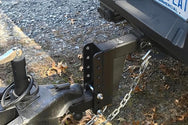 2.5 Inch Extreme Duty 8 Inch Drop/Rise Hitch In-Use