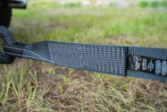 BulletProof Heavy Duty 3 Inch Tow Strap - Branded Black In-Use