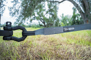 BulletProof Heavy Duty 3 Inch Tow Strap - Branded Black In-Use
