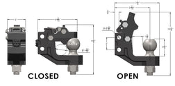 BulletProof Channel Pintle Attachment (BLACK)