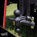 BulletProof Hitches - Medium Duty Sway Control Ball Mount with 2 Inch and 2-5/16 Inch Combination Ball - Rated to 14,000 lbs for Trailer Sway Control - Solid Steel, Black Powder Coat, Corrosion Resistant
