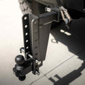 BulletProof Hitches Trailer Hitch 1-7/8 Inch + 2-5/16 Inch Adjustable Dual Ball (Solid Steel, Black Textured Powder Coat)