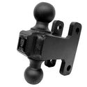 BulletProof Hitches Trailer Hitch 1-7/8 Inch + 2-5/16 Inch Adjustable Dual Ball (Solid Steel, Black Textured Powder Coat)