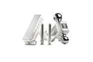 2.0 Inch Aluminum Medium Duty 4 Inch Drop/Rise Hitch