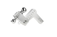 2.0 Inch Aluminum Medium Duty 4 Inch Drop/Rise Hitch