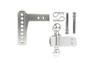 2.0 Inch Aluminum Medium Duty 4 Inch Drop/Rise Hitch