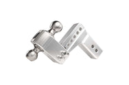 2.5 Inch Aluminum Medium Duty Hitch 4 Inch Drop/Rise w/ Stainless Steel Dual Ball