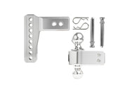 2.5 Inch Aluminum Medium Duty 4 Inch Drop/Rise Hitch
