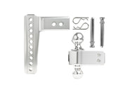 2.5 Inch Aluminum Medium Duty 6 Inch Drop/Rise Hitch