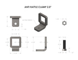 Features of 2 Inch BulletProof Anti-Rattle Clamp