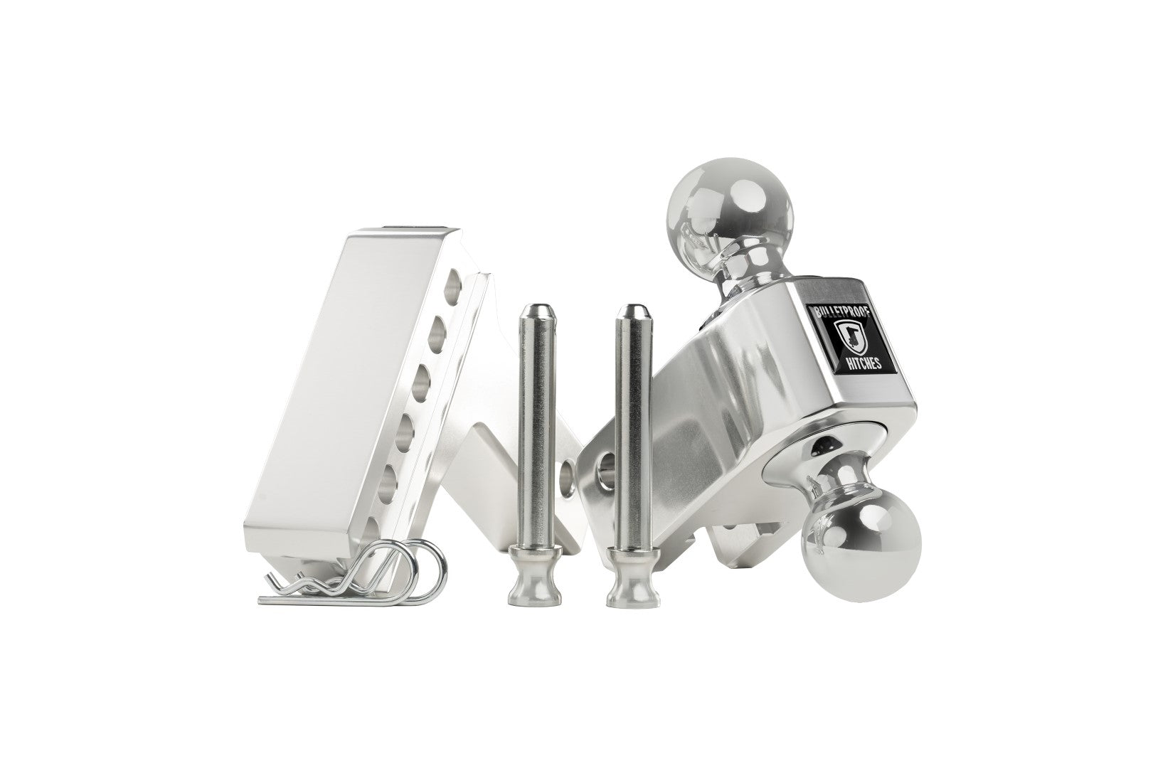 2.0-Inch Aluminum Medium Duty 2-Inch Drop/Rise Hitch- Production Description