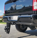2.5 Inch Heavy Duty 10 Inch Drop/Rise Hitch In-Use