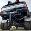 3.0 Inch Heavy Duty 16″ Drop/Rise Hitch In-Use