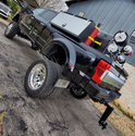 3.0 Inch Heavy Duty 16″ Drop/Rise Hitch In-Use