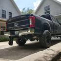2.5 Inch Heavy Duty 10 Inch Drop/Rise Hitch In-Use
