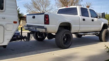 2.5 Inch Heavy Duty 10 Inch Drop/Rise Hitch In-Use