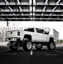 2.5 Inch Heavy Duty 10 Inch Drop/Rise Hitch In-Use