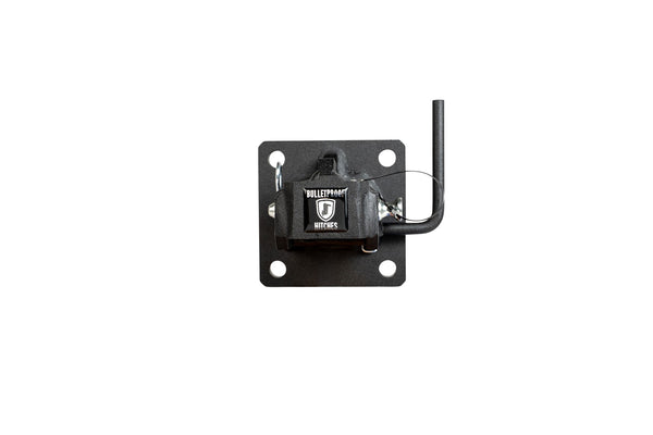 BulletProof Extreme Duty 2-5/16" Coupler - Flat Plate Mount (BLACK)