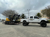 2.5 Inch Heavy Duty 10 Inch Drop/Rise Hitch In-Use