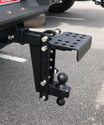 2.5 Inch Heavy Duty 10 Inch Drop/Rise Hitch In-Use